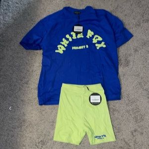 White fox lounge set